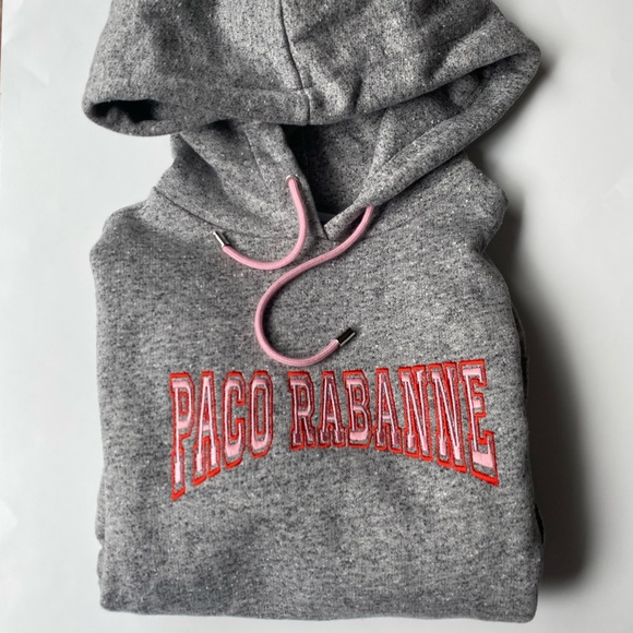 Paco rabanne grey 70s hoodie